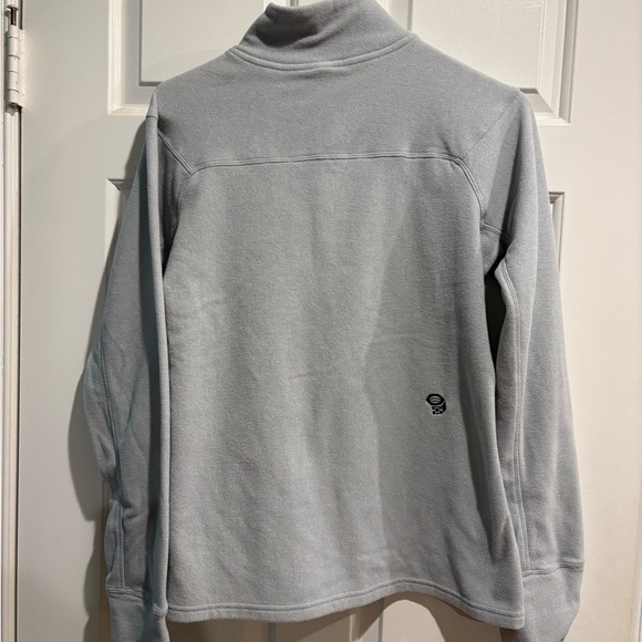 Mountain Hardwear Women's Microchill 2.0 Quarter Zip Fleece Pullover M gray - Picture 4 of 8
